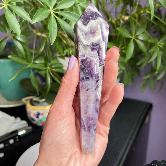 Dream Amethyst Crystal Meditation Scepter Wand‎ (3) - Picture 2 of 10